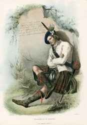 Macdonald of Glenco, from The Clans of the Scottish Highlands